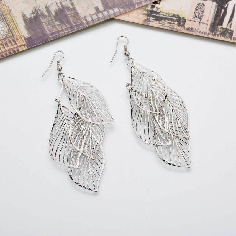 Women's Simple Leaves Earrings