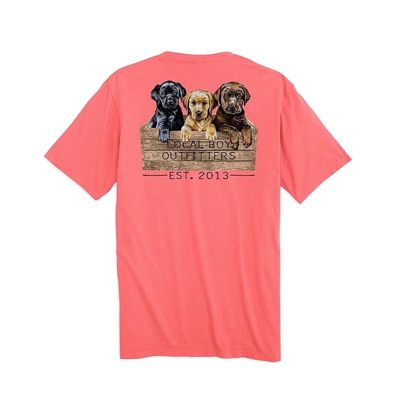 Youth Three Pup Night Short Sleeve T-Shirt